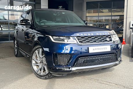 Blue 2021 Land Rover Range Rover Sport SUV DI6 221KW HSE 4X4