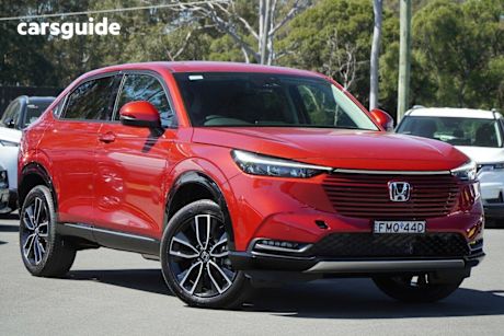 Red 2024 Honda HR-V SUV E:HEV L F