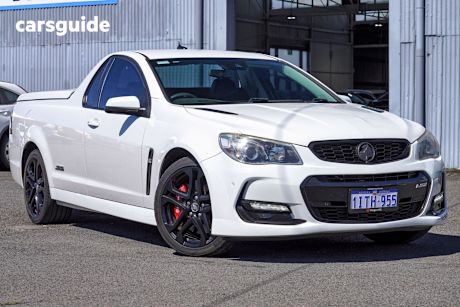 White 2016 Holden UTE Ute Tray SS V REDLINE R