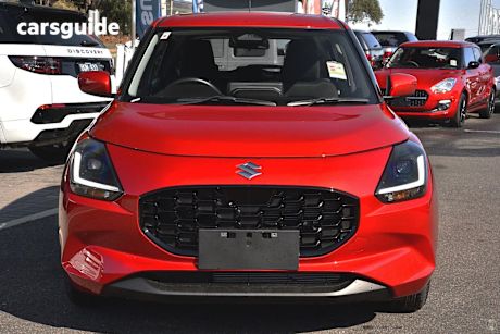 Red 2025 Suzuki Swift Hatch HYBRID F