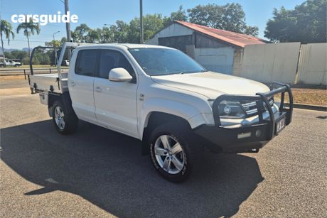 White 2018 Volkswagen Amarok Ute Tray TDI550 SPORTLINE 4X4