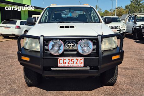 White 2010 Toyota Hilux Dual Cab Pick-up Sr5 (4X4)
