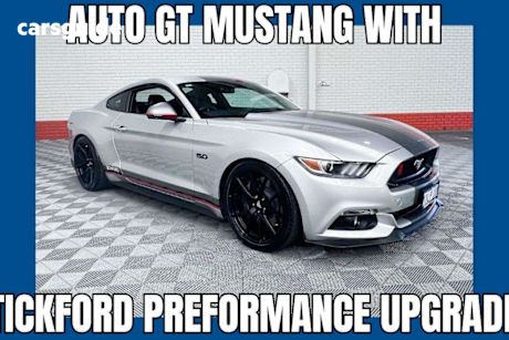 Silver 2017 Ford Mustang Coupe GT R