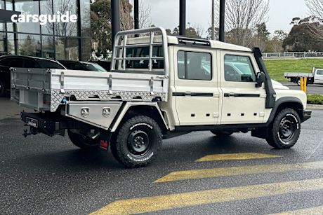 White 2024 Ineos Grenadier Ute Tray QUARTERMASTER TRIALMASTER EDITION 4X4