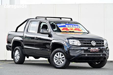 Black 2017 Volkswagen Amarok Ute Tray TDI420 CORE 4X4