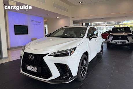 White 2025 Lexus NX SUV NX450H+ F SPORT 4X4