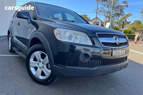 Black 2010 Holden Captiva Wagon Sx (4X4)