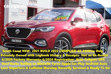 Red 2021 MG HS Wagon Excite