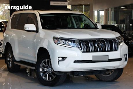 White 2020 Toyota Landcruiser Prado SUV KAKADU 4X4