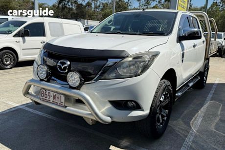 White 2016 Mazda BT-50 Dual Cab Utility Xtr (4X2)