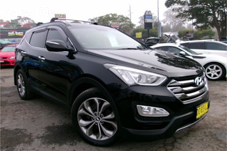 Black 2013 Hyundai Santa FE Wagon Highlander Crdi (4X4)