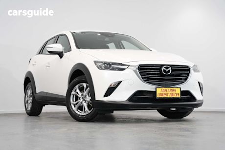 White 2023 Mazda CX-3 SUV G20 PURE F