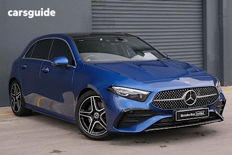 Blue 2024 Mercedes-Benz A-CLASS Hatch A250 4WD