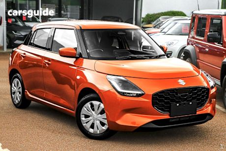 Orange 2025 Suzuki Swift Hatch HYBRID F