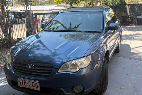 Blue 2007 Subaru Outback Wagon 2.5I