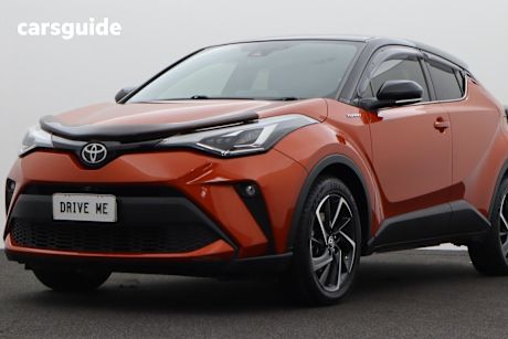 Orange 2020 Toyota C-HR SUV KOBA F