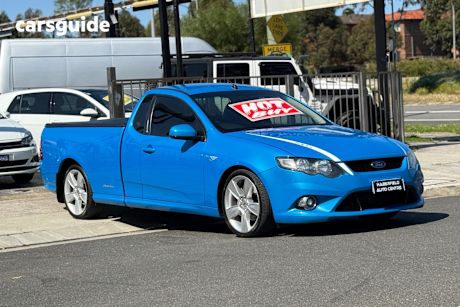Blue 2011 Ford Falcon Ute Ute Tray XR6 TURBO R