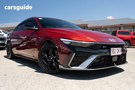 Red 2024 Hyundai I30 Sedan N LINE PREMIUM F