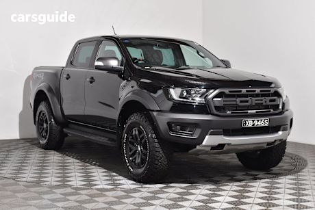 Black 2021 Ford Ranger Ute Tray RAPTOR 4X4