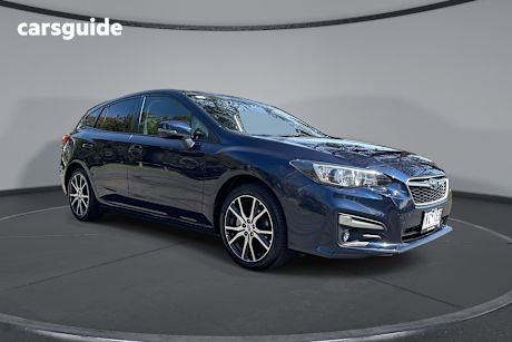 Blue 2017 Subaru Impreza Hatchback 2.0L (Awd)