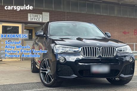 Black 2014 BMW X4 SUV XDRIVE35I 4X4