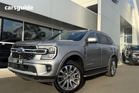 Silver 2024 Ford Everest SUV PLATINUM 4X4