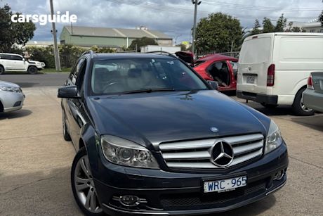 Grey 2008 Mercedes-Benz C220 Wagon Cdi Classic