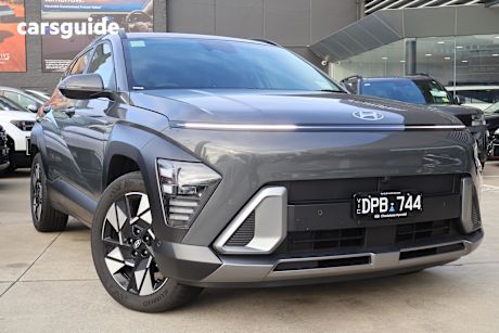 Grey 2025 Hyundai Kona SUV HYBRID PREMIUM F