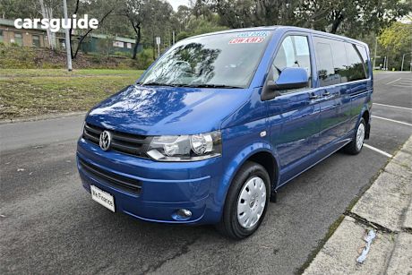 Blue 2012 Volkswagen Caravelle Wagon Trendline