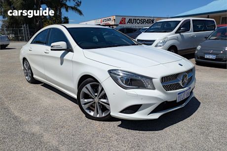 White 2014 Mercedes-Benz CLA200 Coupe Cdi