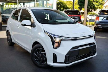 White 2025 Kia Picanto Hatchback Sport (Pe2)