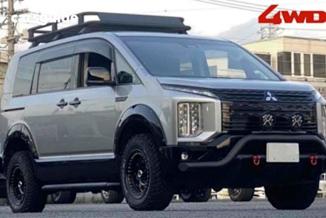 Grey 2021 Mitsubishi Delica Commercial 4WD CHAMOMIX 7 SEATER, AUTO TAIL GATE