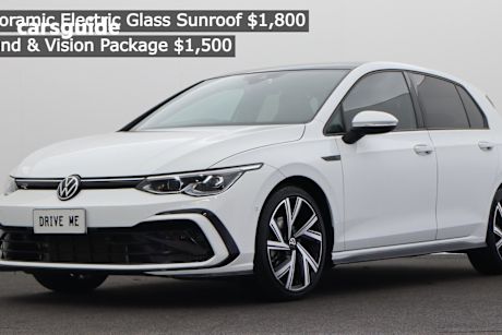 White 2021 Volkswagen Golf Hatch 110TSI R-LINE F