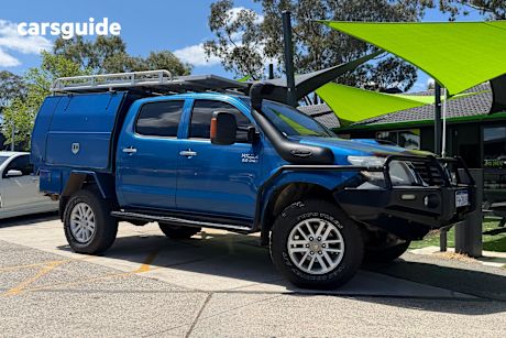 Blue 2013 Toyota Hilux Ute Tray SR5 4X4