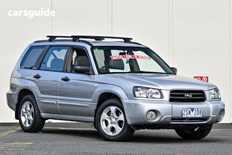 Silver 2003 Subaru Forester SUV X