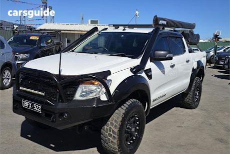 White 2012 Ford Ranger Crew Cab Utility Wildtrak 3.2 (4X4)