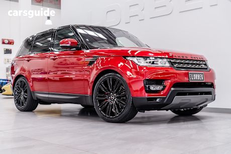 Red 2016 Land Rover Range Rover SUV SPORT 3.0 TDV6 SE