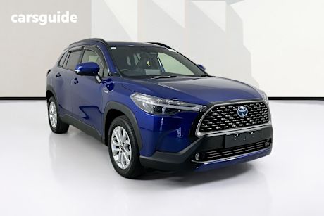 Blue 2023 Toyota Corolla Cross Wagon Gxl 2Wd Hybrid