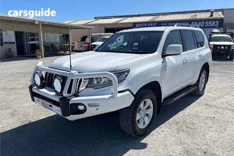 White 2018 Toyota Landcruiser Prado Wagon Gxl (4X4)