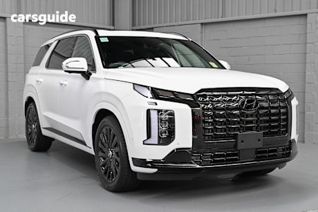 White 2024 Hyundai Palisade SUV CALLIGRAPHY BLACK INK 4X4