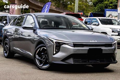 Grey 2025 Kia K4 Sedan Sport