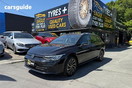 Black 2022 Volkswagen Golf Wagon 110Tsi Life