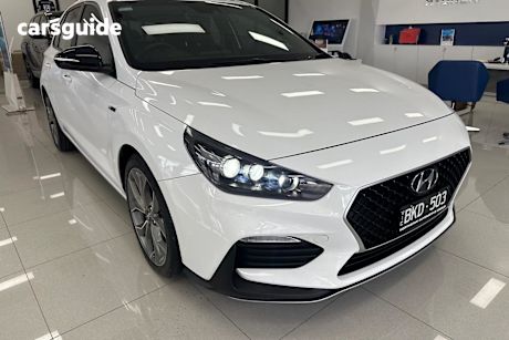 White 2020 Hyundai I30 Hatch N LINE F