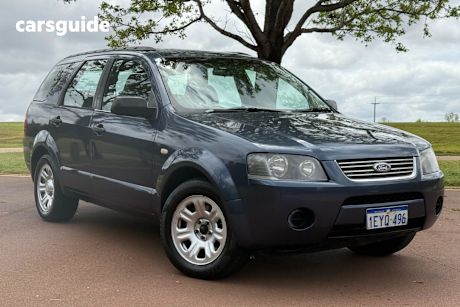 Blue 2008 Ford Territory Wagon Tx (Rwd)