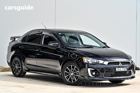 Black 2016 Mitsubishi Lancer Sedan ES SPORT F