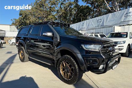 Black 2020 Ford Ranger Double Cab Pick Up Wildtrak 3.2 (4X4)