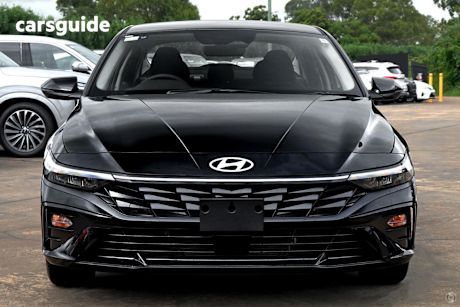 Black 2025 Hyundai I30 Sedan HYBRID F