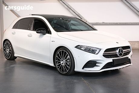 White 2022 Mercedes-Benz A35 Hatchback 4Matic