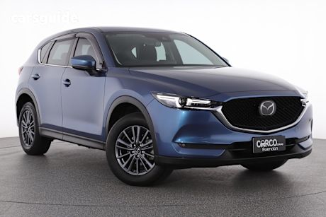 Blue 2020 Mazda CX-5 SUV MAXX SPORT F