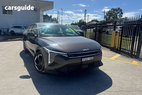Grey 2025 Kia K4 Sedan Sport+